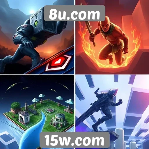Comparativo de gráficos entre jogos do 8u.com
